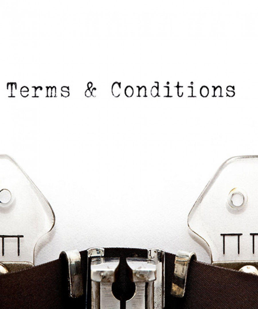 PLEASE HAVE A LOOK AT OUR TERMS AND CONDITIONS